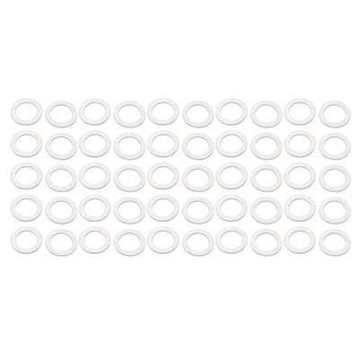 Harfington Uxcell 12mmx18mmx1.2mm Motorcycle Hardware Drain Plug Crush Aluminum Washer Seal 50pcs