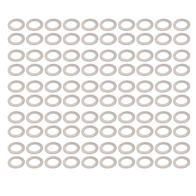 Harfington Uxcell 100Pcs 15mmx22mmx1.5mm Aluminum Motorcycle Hardware Drain Plug Washer