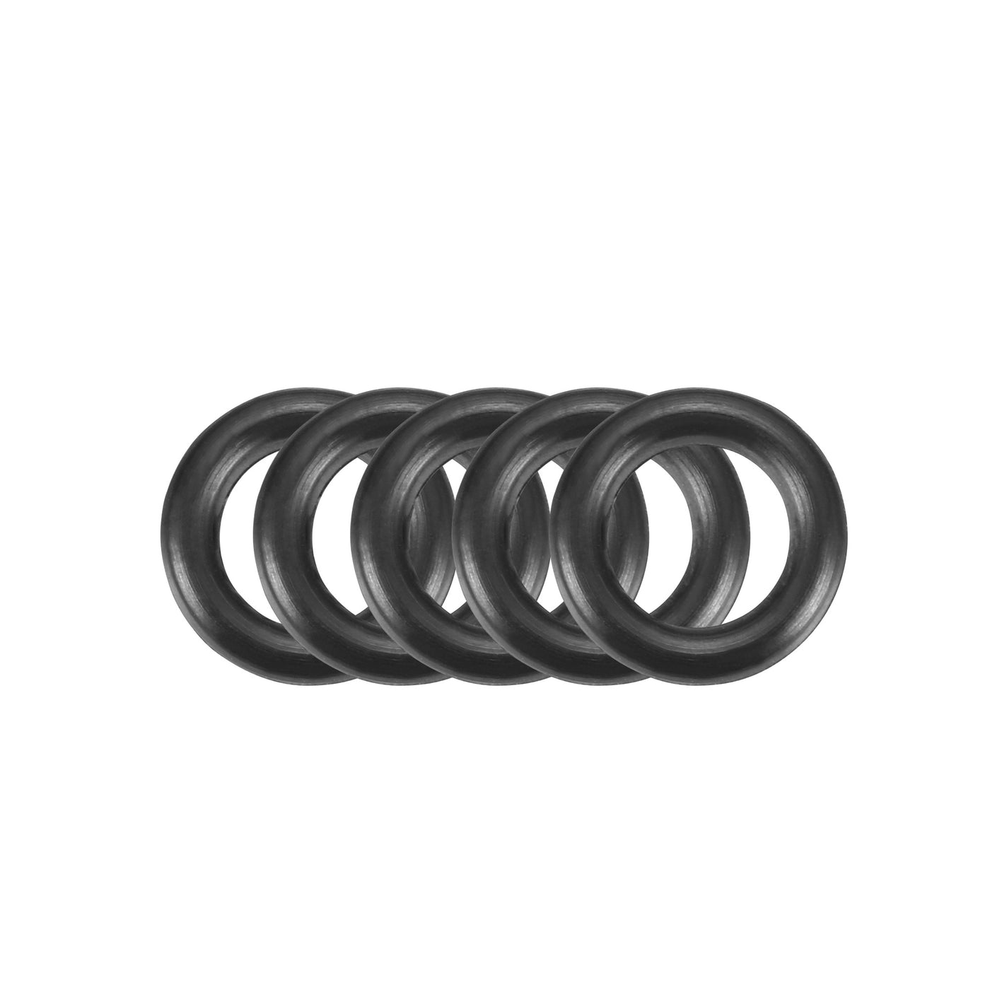 uxcell Uxcell 30pcs Black Nitrile Butadiene Rubber NBR O-Ring 5.8mm Inner Dia 1.9mm Width