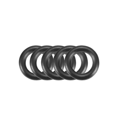 Harfington Uxcell 30pcs Black Nitrile Butadiene Rubber NBR O-Ring 5.8mm Inner Dia 1.9mm Width