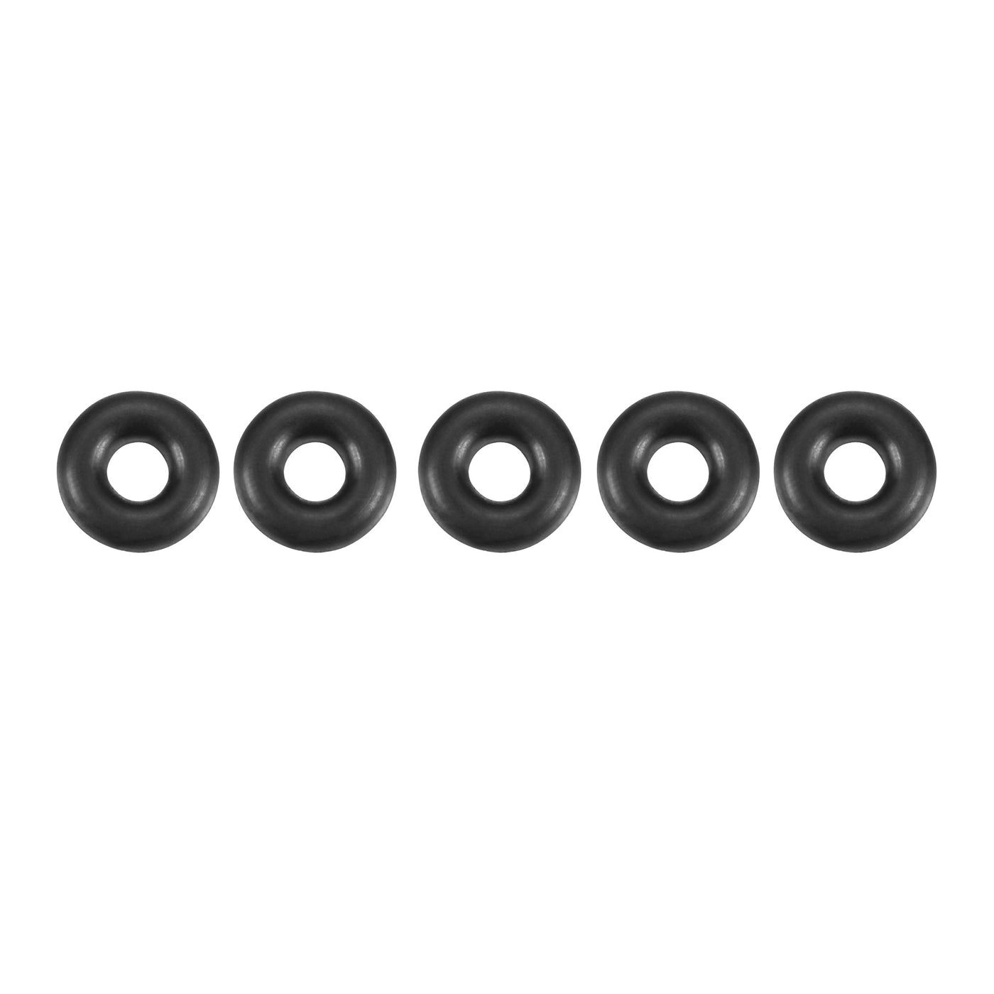 uxcell Uxcell 50pcs Black Nitrile Butadiene Rubber NBR O-Ring 23.5mm Outer Dia 2.65mm Width