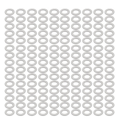 Harfington Uxcell 150Pcs 12mmx20mmx2mm Aluminum Motorcycle Hardware Drain Plug Washer