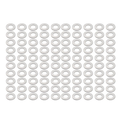 Harfington Uxcell 100Pcs 12mmx22mmx2mm Aluminum Motorcycle Hardware Drain Plug Washer