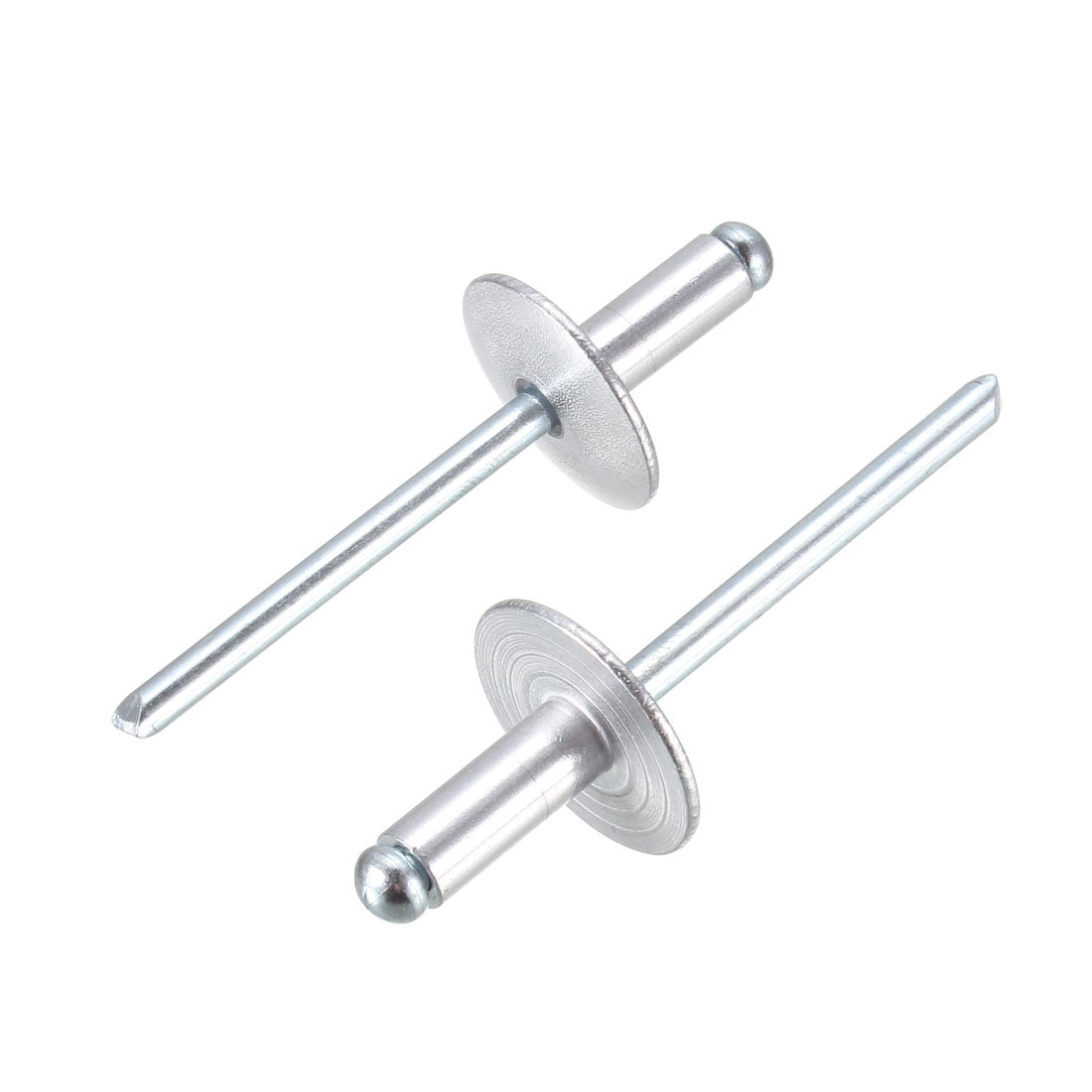 uxcell Uxcell 5pcs 13mmx5mmx16mm 304 Stainless Steel Open End Large Flange Blind Rivets