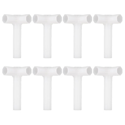 Harfington Uxcell Shoe Rack Connector Parts, 13mm Inner Diameter for Repair Wardrobe 3 Way 8 Pcs