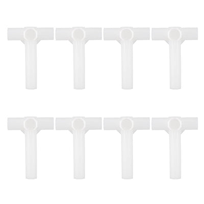 Harfington Uxcell Shoe Rack Connector Parts, 13mm Inner Diameter for Repair Wardrobe 4 Way 8 Pcs