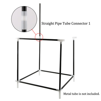 Harfington Uxcell Shoe Rack Connector Parts Set, 13mm Inner Diameter for Repair Wardrobe 16 Pcs