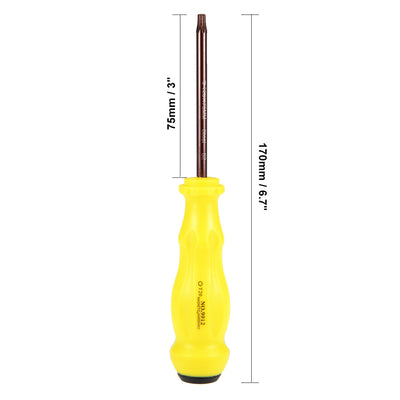 Harfington Uxcell Magnetic T20 Torx Screwdriver with 3 Inch S2 Steel Shaft