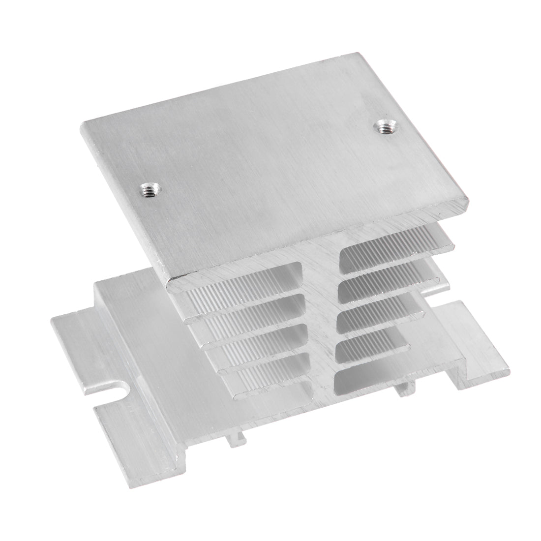 uxcell Uxcell Aluminum Heat Sink SSR Dissipation for Single Phase Solid State Relay 10A-40A