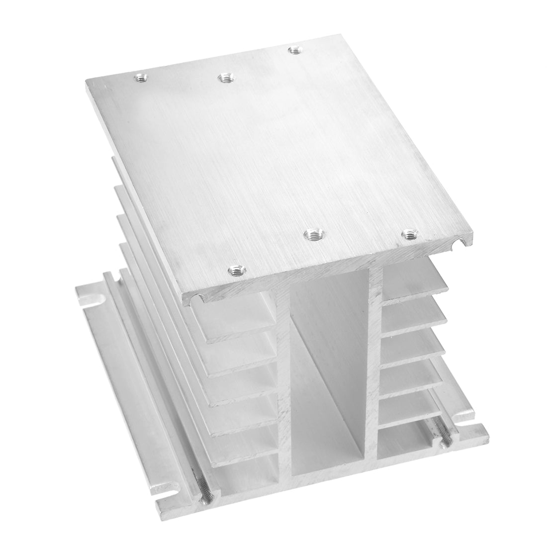 uxcell Uxcell Aluminum Heat Sink SSR Dissipation for Three Phase Solid State Relay 10A-100A