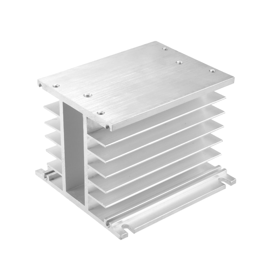 uxcell Uxcell Aluminum Heat Sink SSR Dissipation for Three Phase Solid State Relay 10A-100A