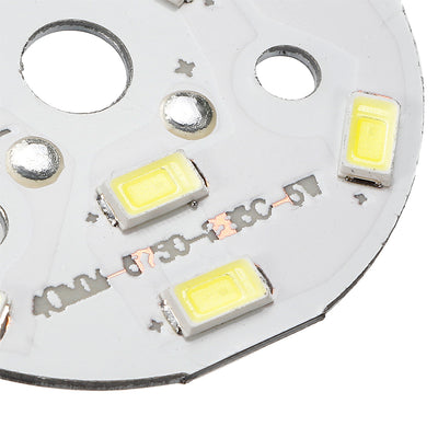 Harfington Uxcell 300mA 5W 10x5730SMD LED Chip Module Aluminum Board Pure White Super Bright 40mm Dia 5pcs