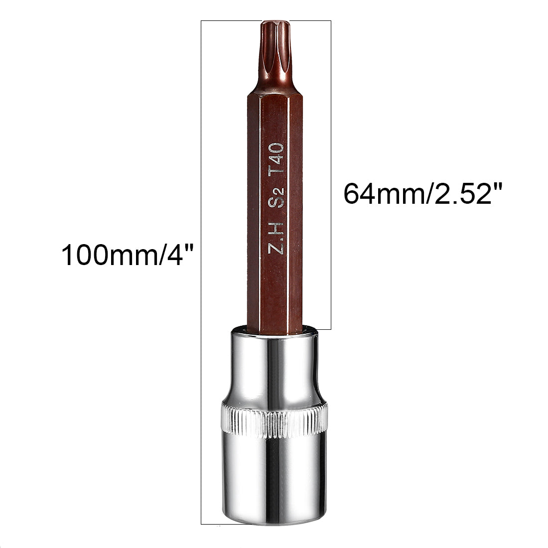 uxcell Uxcell Drive x Torx Bit Socket, S2 Steel Bits, CR-V Sockets (For Hand Use Only)