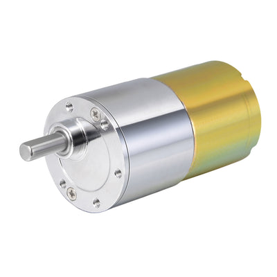 Harfington Uxcell 12V DC 5 RPM Gear Motor High Torque Electric Reduction Gearbox Eccentric Output Shaft