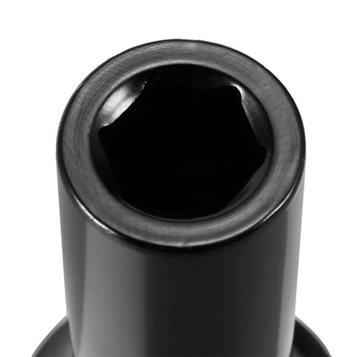 Harfington Uxcell 2 Pcs 1/2-Inch Drive by 8mm Deep Impact Socket, Cr-V, 6-Point, Metric