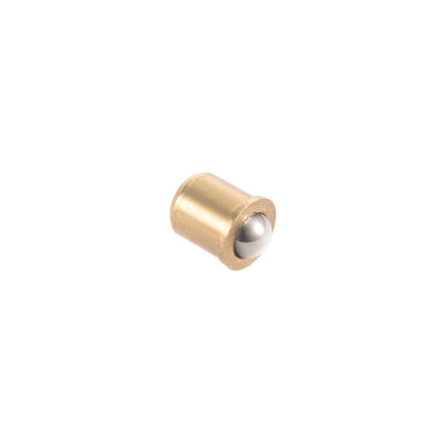 Harfington Uxcell 5mm Ball Dia Brass Electroplating Door Cabinet Ball Catch Latch Closures 10pcs