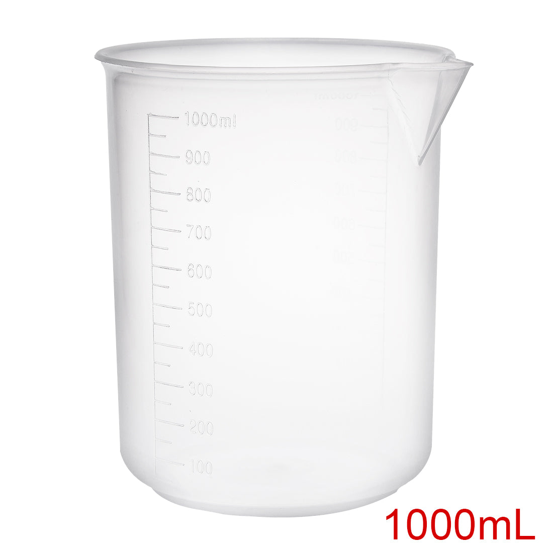 uxcell Uxcell 3pcs Measuring Cup Labs PP Graduated Beakers 1000ml