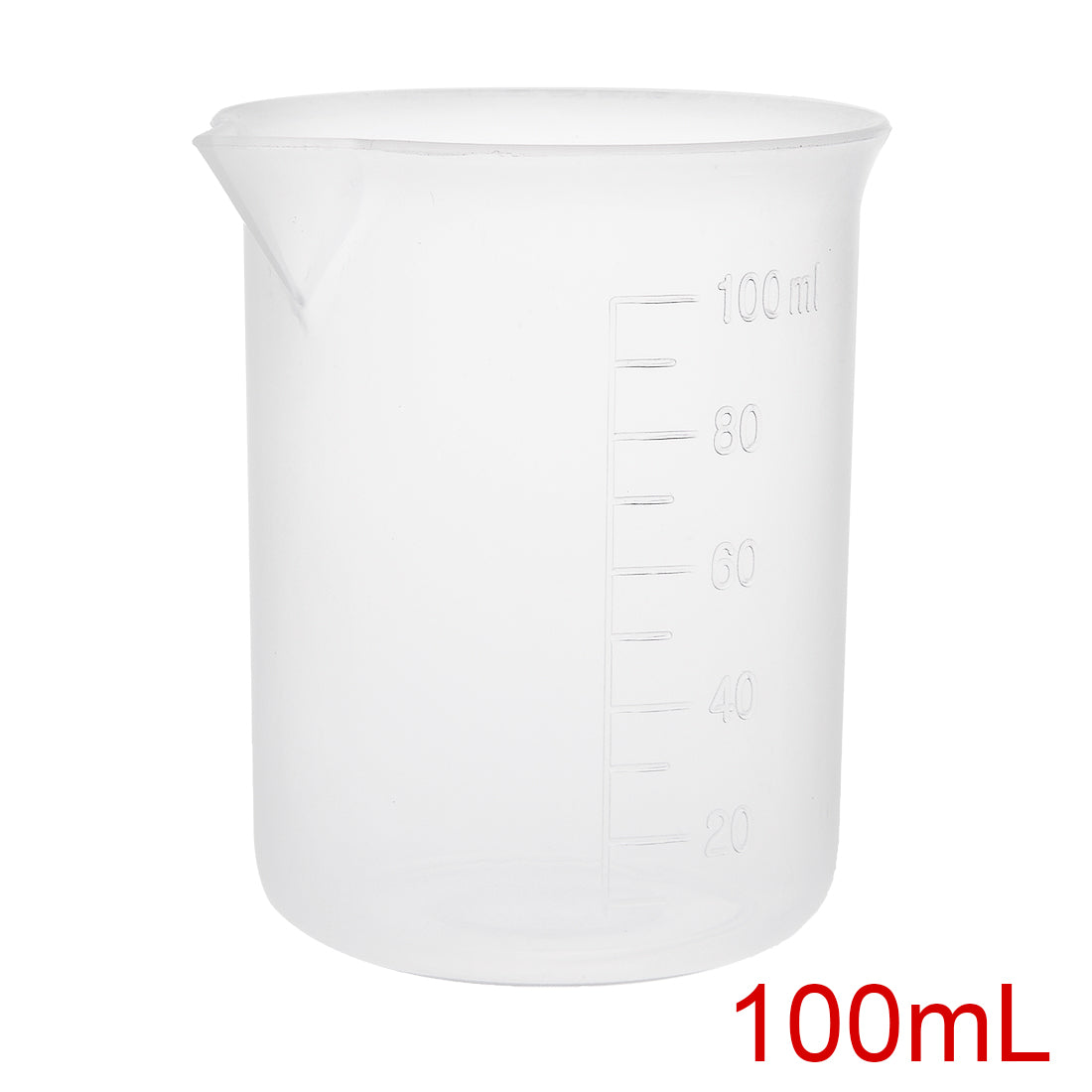 uxcell Uxcell 3 Stk. Becherglas Labor PP Kunststoff 100ml Graduiert Messbecher Becher DE de