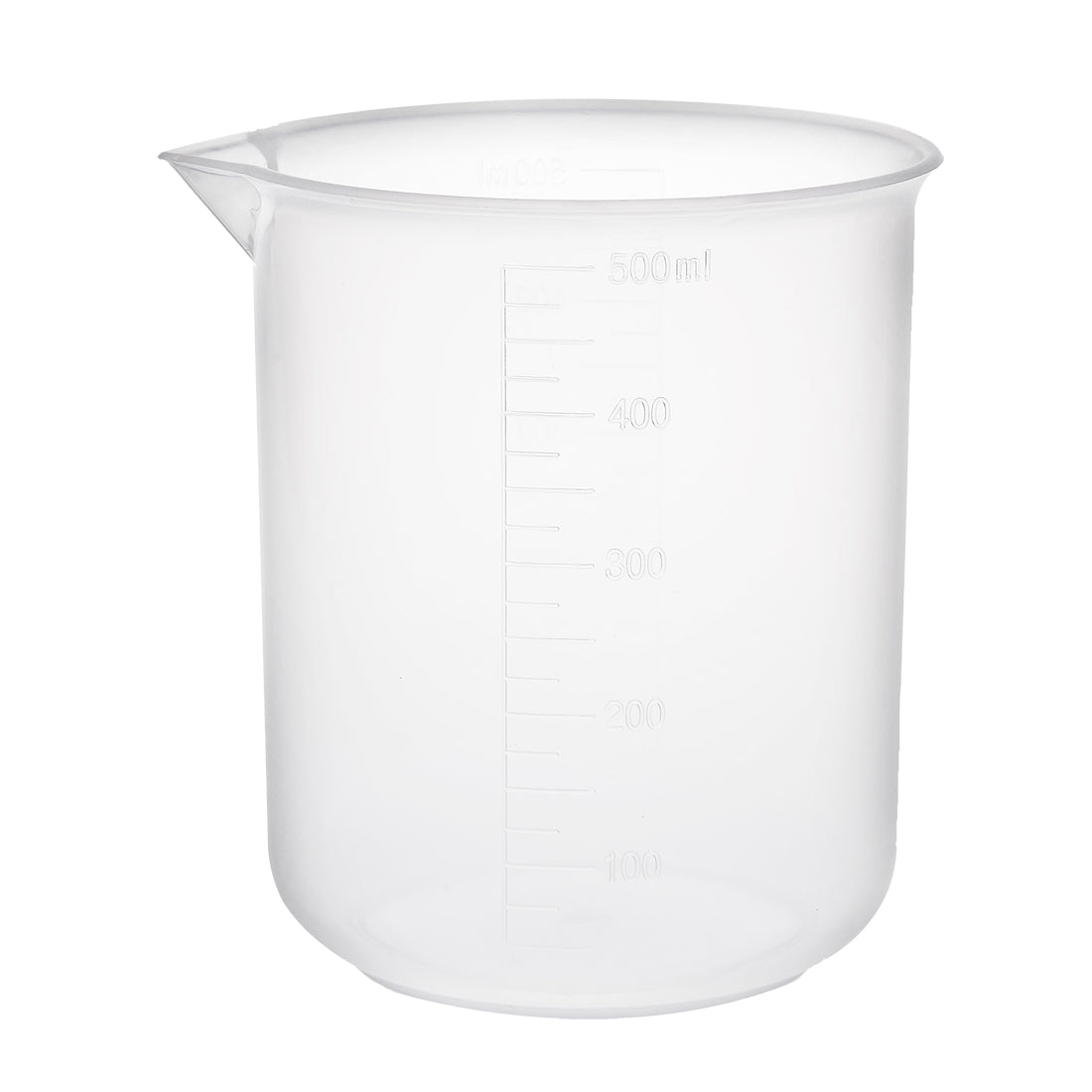 uxcell Uxcell Transparent Measuring Cup Labs PP Graduated Beakers 500ml