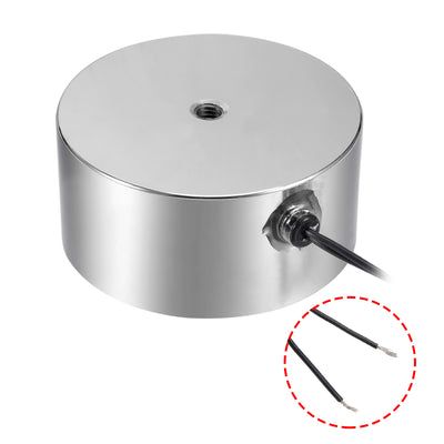 Harfington Uxcell 80x 38mm 24 V 0,59 A 14.16W 1000N Saugnapf Magnetheber Halten Elektromagnet DE