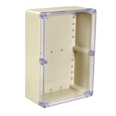 Harfington Uxcell 263*182*95mm Electronic ABS Plastic DIY Junction Box Enclosure Case Clear