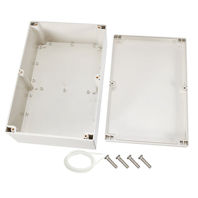 Harfington Uxcell 240x160x90mm Electronic ABS Plastic DIY Junction Box Enclosure Case Beige