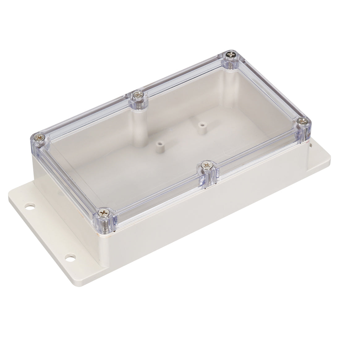 uxcell Uxcell 158*90*46mm Electronic ABS Plastic DIY Junction Box Enclosure Case w Clear cover