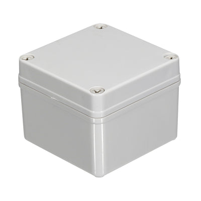 Harfington Uxcell 100*100*75mm Electronic ABS Plastic DIY Junction Box Enclosure Case Grey IP67