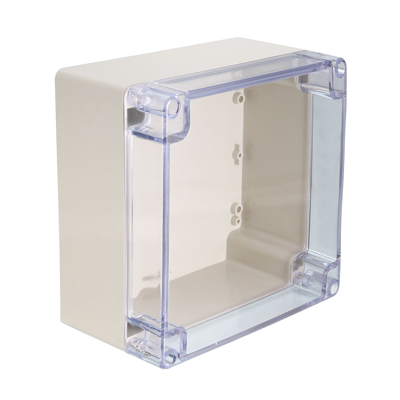 uxcell Uxcell 160*160*90mm Electronic ABS Plastic DIY Junction Box Enclosure Case Clear IP67