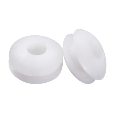 Harfington Uxcell Wire Protector Oil Resistant Armature Rubber Grommet 3mm Inner Dia 65Pcs White