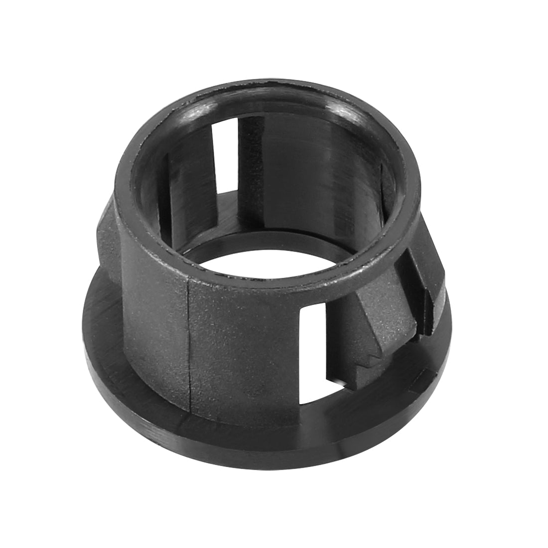 uxcell Uxcell 30pcs 14mm Mounted Dia Snap in Cable Hose Bushing Grommet Protector Black