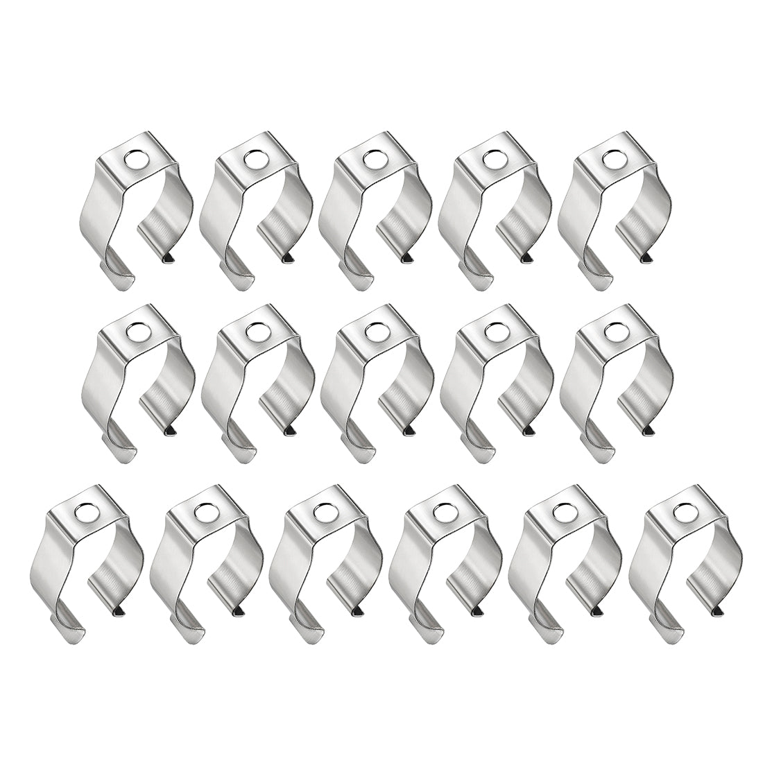 uxcell Uxcell T8 LED Light Bulbs U Clips Holder Fluorescent Tube Lamp Bracket-16 Packs