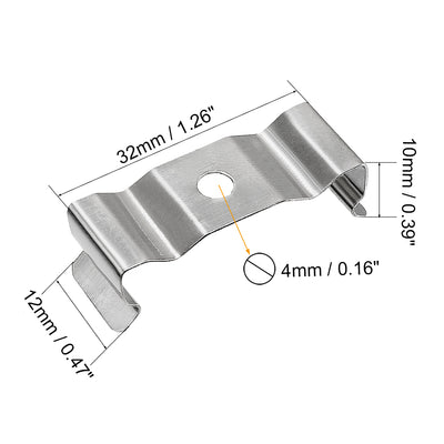 Harfington Uxcell 15pcs T8 Integrated Tube Lamp Bracket Hanger Clips Socket Lamp Holder