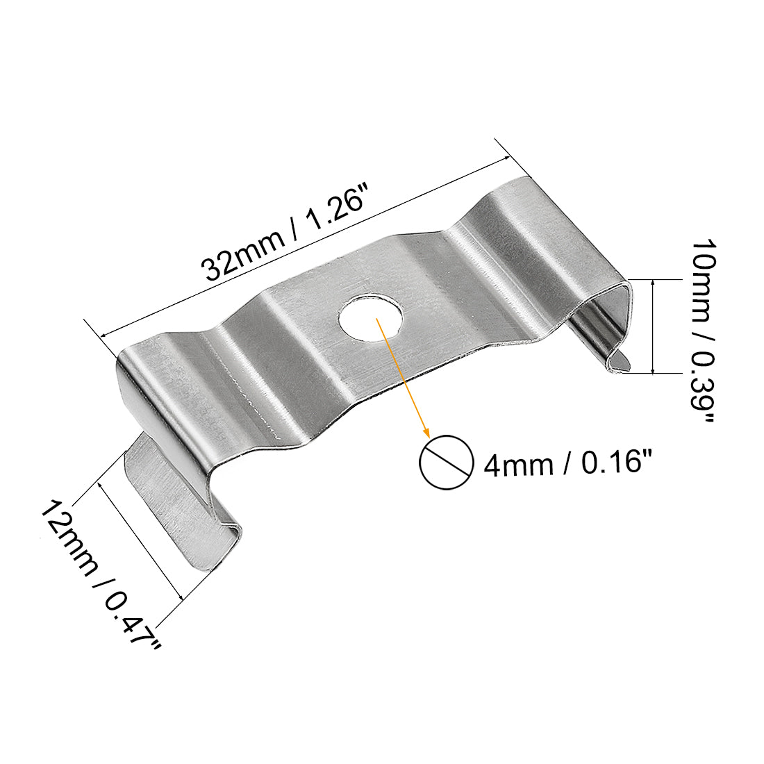 uxcell Uxcell 35Pcs T8 Integrated Tube Lamp Bracket Hanger Clips Socket Lamp Holder