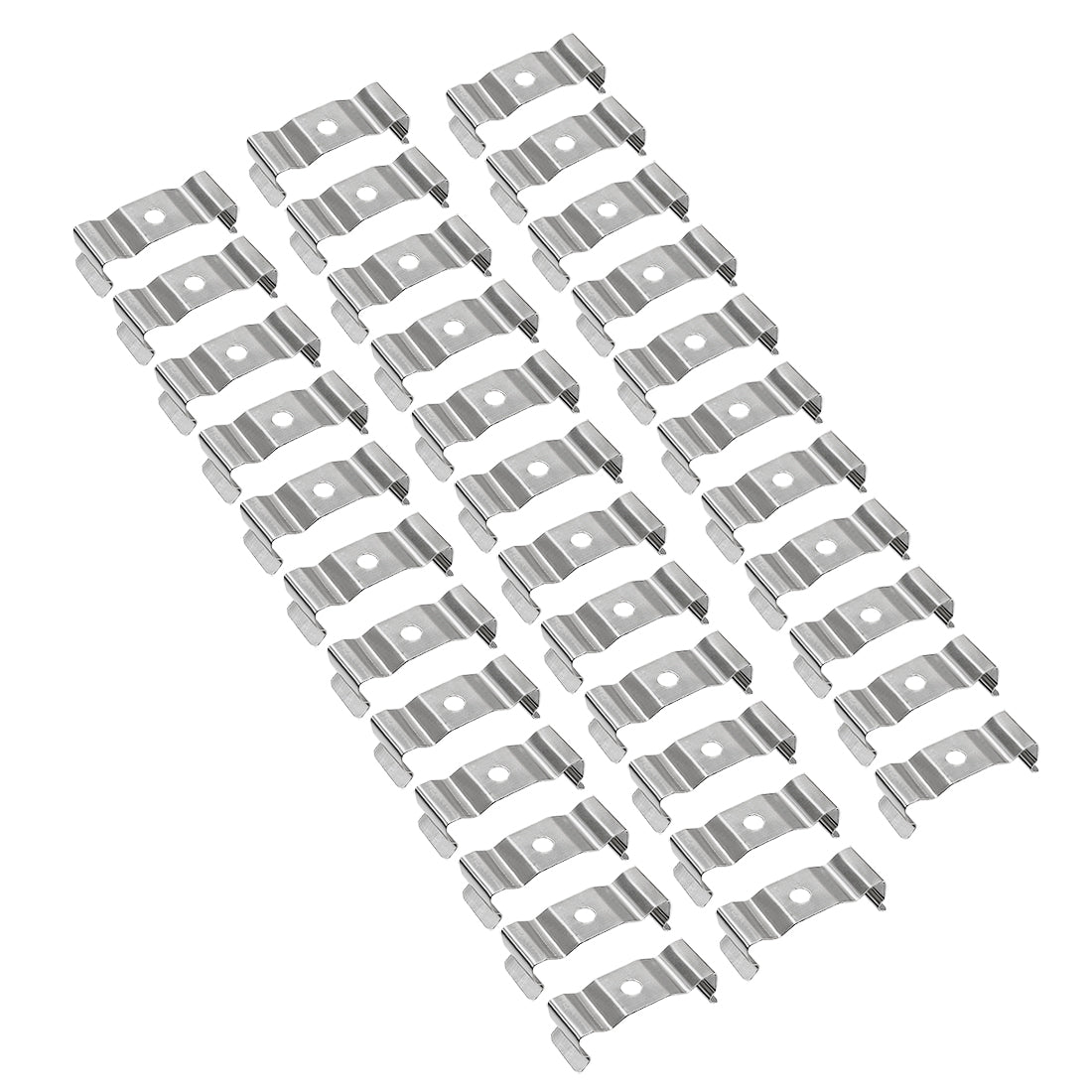 uxcell Uxcell 35Pcs T8 Integrated Tube Lamp Bracket Hanger Clips Socket Lamp Holder