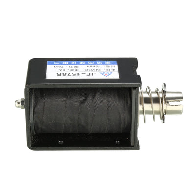 Harfington Uxcell JF-1578B DC 24V 8A 192W 50N 15mm Pull Push Type Linear Motion Solenoid Electromagnet