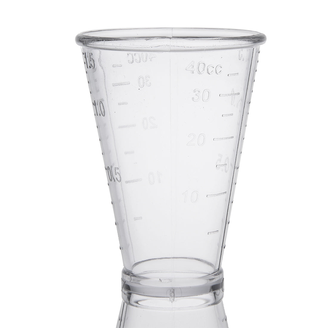 uxcell Uxcell Double Clear Plastic Measure Cup For Party Kitchen 40ml/20ml