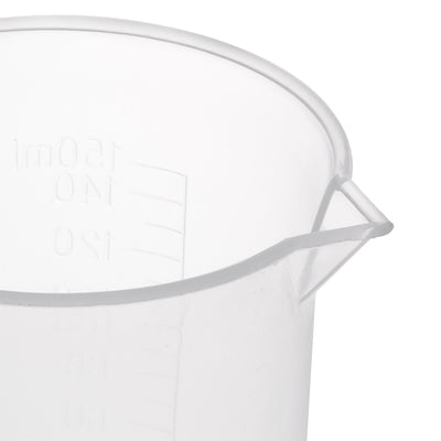 Harfington Uxcell 11pcs Measuring Cup Lab PP Graduated Beaker 150ml