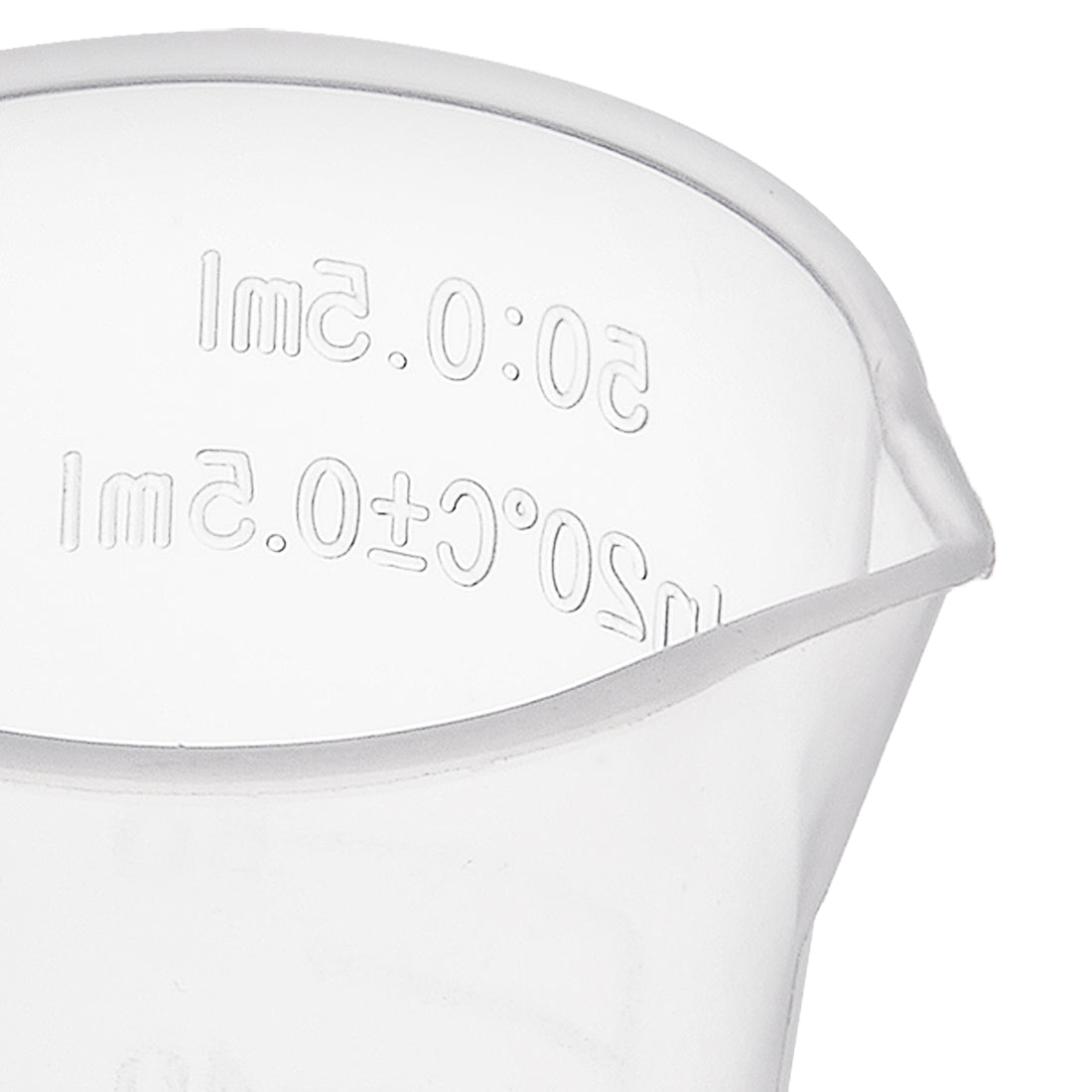 uxcell Uxcell Transparent Measuring Cup Lab PP Graduated Beaker 50ml