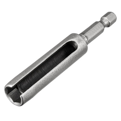 Harfington Uxcell 1PCS 14mm CR-V Hex Nut Socket Slotted Extension Driver Bit 80mm Length