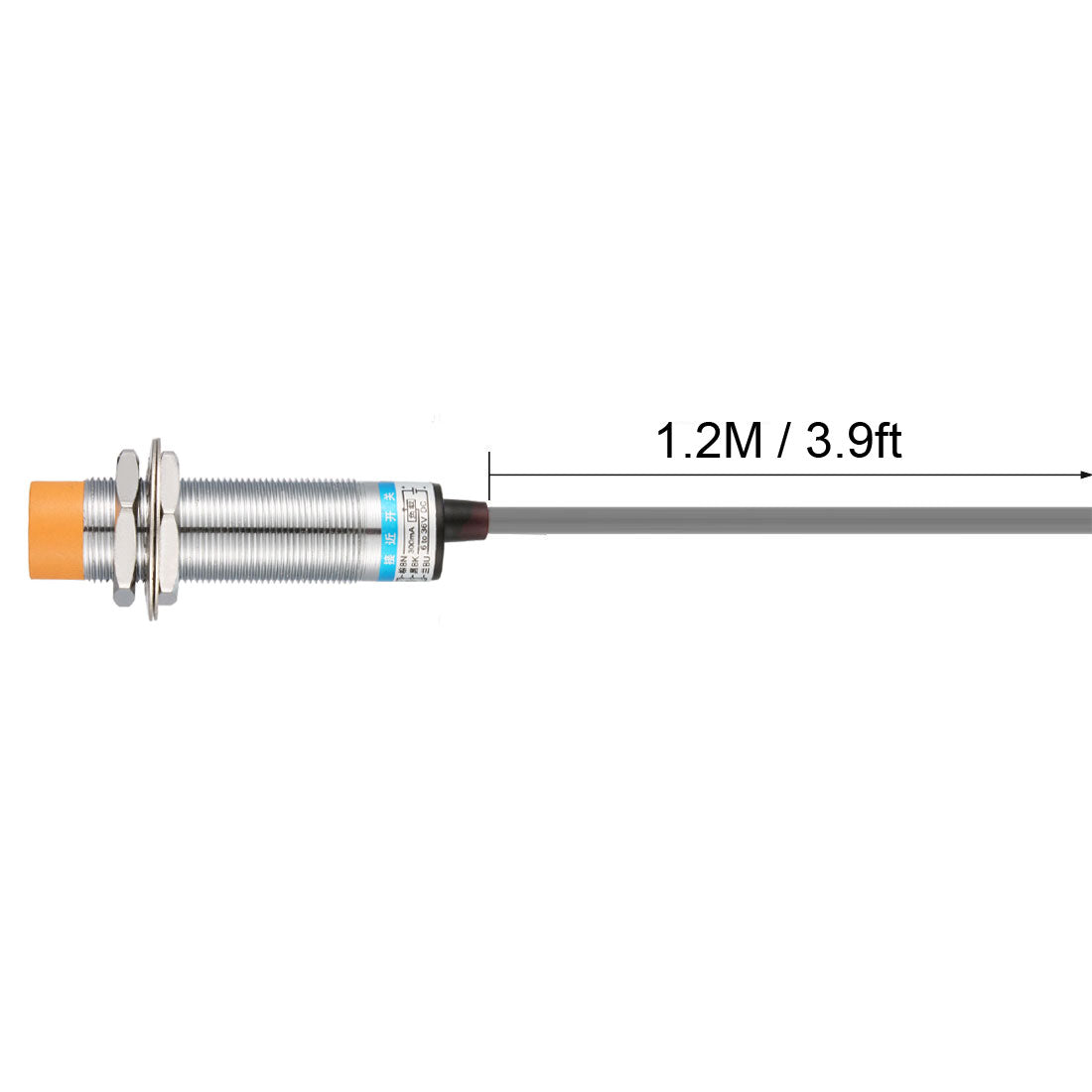 uxcell Uxcell 8mm Inductive Proximity Sensor Switch Detector NO DC 6-36V 300mA 3-wire LJ18A3-8-Z/BX