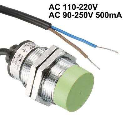 Harfington Uxcell 1-15mm Inductive Proximity Sensor Switch Detector NO AC 110-220V AC 90-250V 500mA 2-wire PR30-15AO