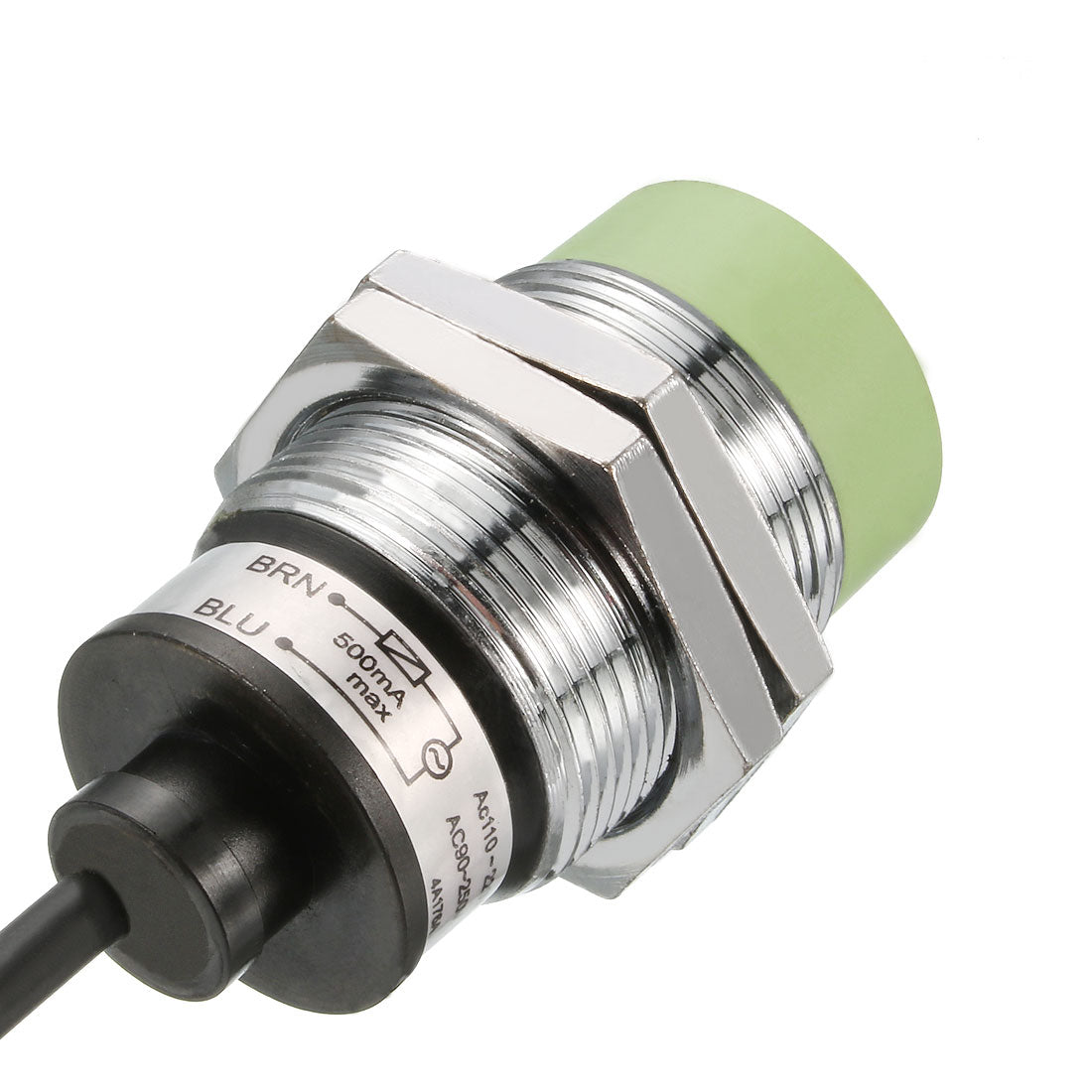 uxcell Uxcell 1-15mm Inductive Proximity Sensor Switch Detector NO AC 110-220V AC 90-250V 500mA 2-wire PR30-15AO