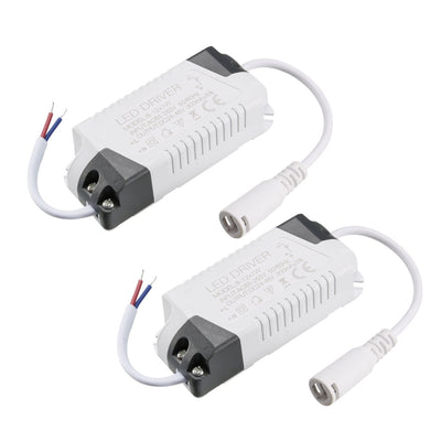 Harfington Uxcell 8-12W Constant Current 300mA High Power LED Driver AC 85-265V Output 24-46V DC Connector External Power Supply LED Ceiling Lamp Transformer 2Pcs