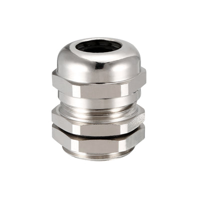 Harfington Uxcell M18 Cable Gland Metal Waterproof Connector Wire Glands Joints for 5mm-10mm Dia Range