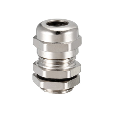 Harfington Uxcell M12 Cable Gland Metal Waterproof Connector Wire Glands Joints for 3mm-6.5mm Dia Range