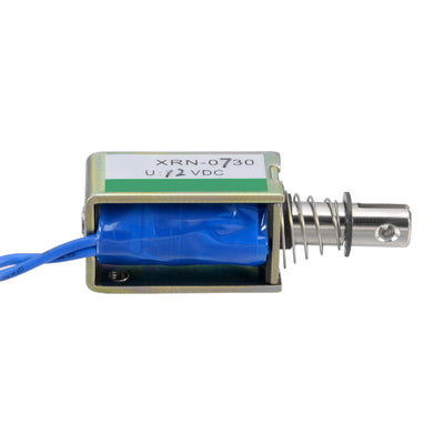 Harfington Uxcell XRN-0730 DC 12V 10N 10mm Pull Type Open Frame Solenoid Electromagnet