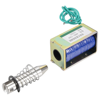 Harfington Uxcell XRN-1564 DC 12V 60N 10mm Pull Type Open Frame Solenoid Electromagnet