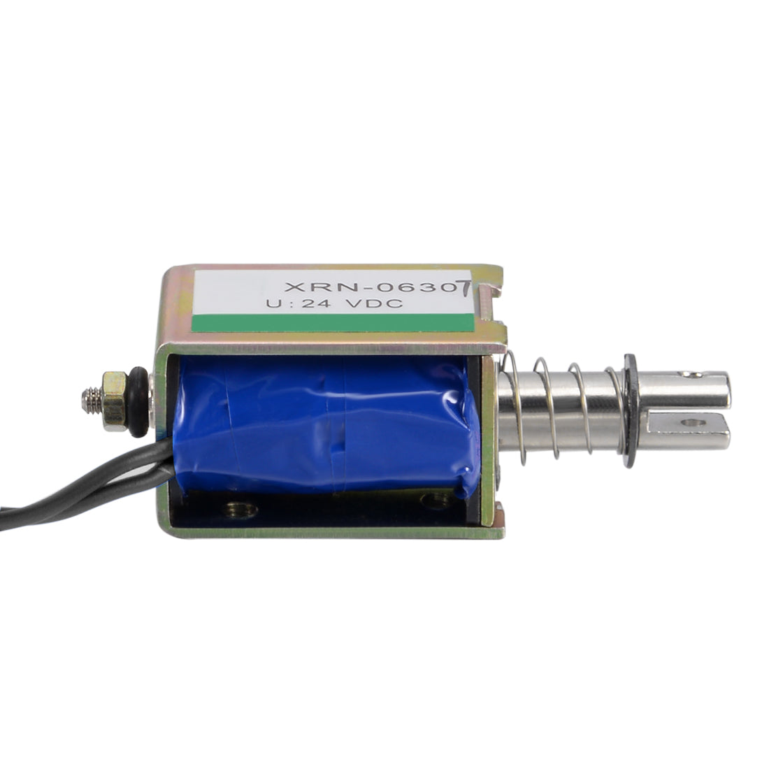 uxcell Uxcell XRN-0630T DC 24V 3A 72W 10N 10mm Push Pull Type Open Frame Solenoid Electromagnet