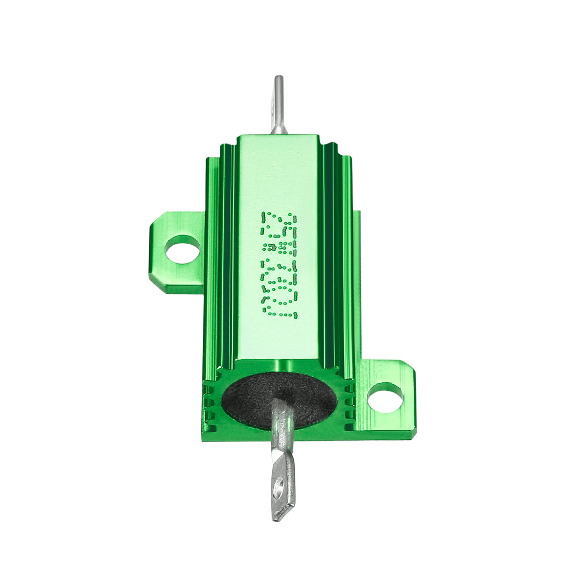 uxcell Uxcell 25W 33 Ohm 5% Aluminum Housing Resistor Screw  Chassis Mounted Aluminum Case Wirewound Resistor Load Resistors Green 1 pcs